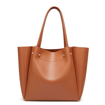 This Large Vegan Leather Shoulder Bag Fits Everything – And Still Looks Luxe