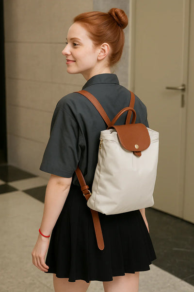 Comparing the Stylish and Functional Nylon Canvas Backpacks with Real Leather and Vegan Leather Options