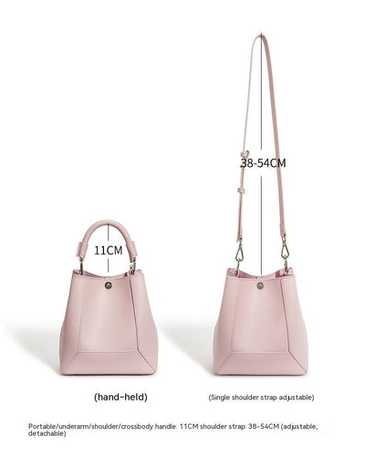 Genuine Leather Tote Bag Shoulder Bag Crossbody bag  Bucket Bag