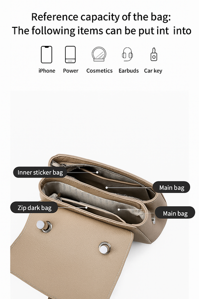 Genuine Leather Bag Women Tote Bag Crossbody