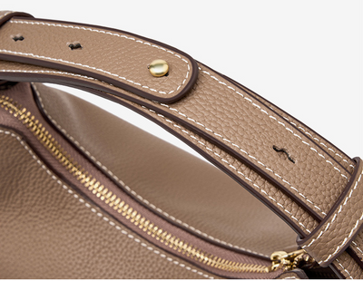 Genuine Leather Crossbody Bag - Versatile Shoulder Tote & Underarm Bag Genuine Leather Bag Crossbody Shoulder B