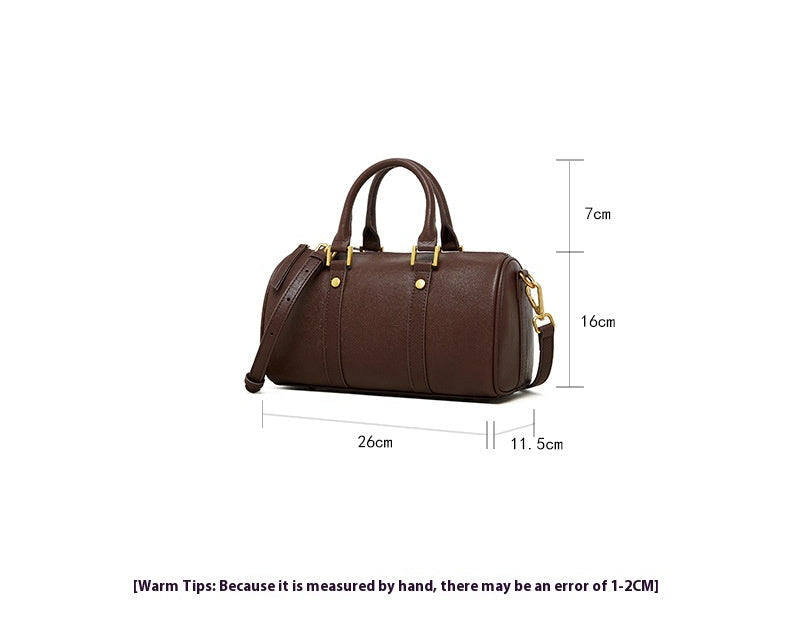 Genuine Leather Crossbody Bag - Versatile Shoulder and Tote Bag Genuine Leather Bag Crossbody Shoulder B