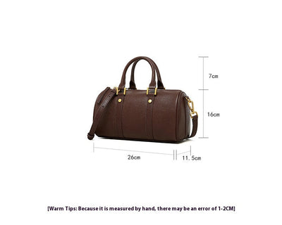 Genuine Leather Crossbody Bag - Versatile Shoulder and Tote Bag Genuine Leather Bag Crossbody Shoulder B