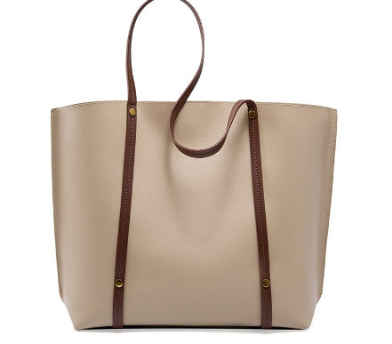 Genuine Soft Leather Large Capacity Totes Bag Shoulder Bag