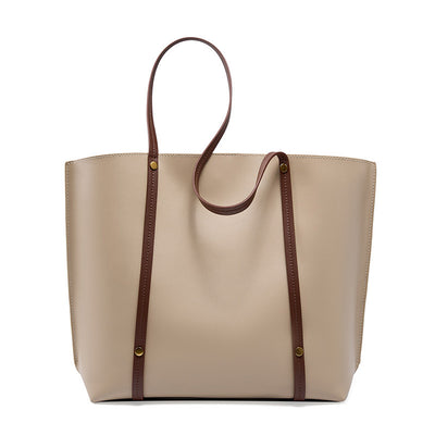 Genuine Soft Leather Large Capacity Totes Bag Shoulder Bag