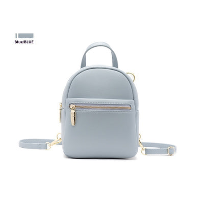 Vegan Leather Versatile Large Capacity Mini Backpack