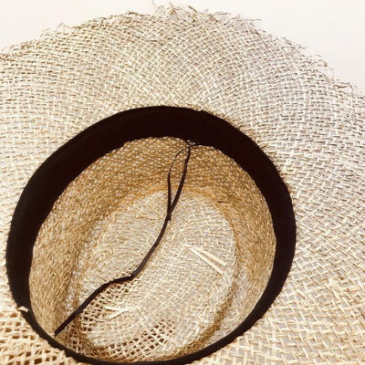 British Flat Hat Straw Hat Summer Beach Hat