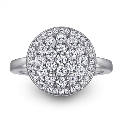 S925 Silver Ring Zircon Ring
