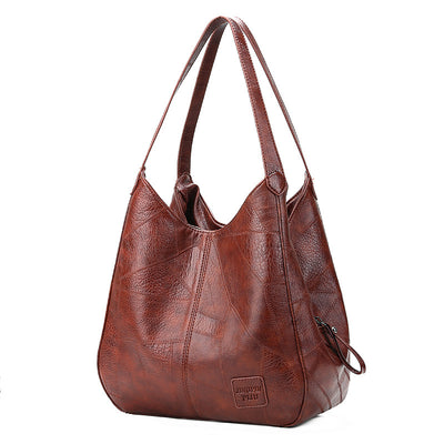 Vegan Leather Soft leather shoulder bag Tote Bag