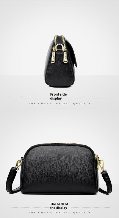 Vegan Leather Lightweight Soft Leather  Crossbody Bag Shoulder  Bag