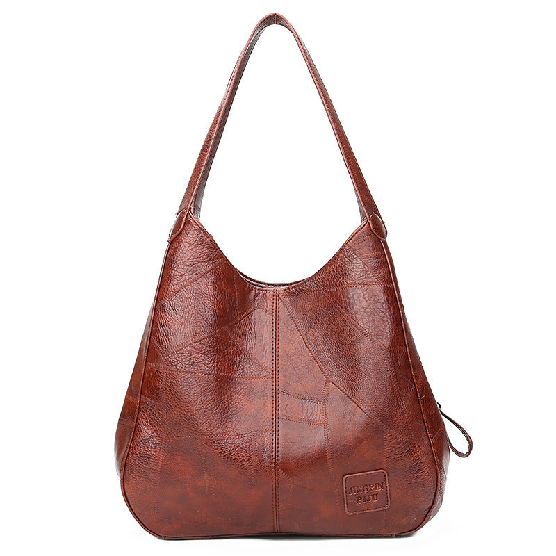 Vegan Leather Soft leather shoulder bag Tote Bag