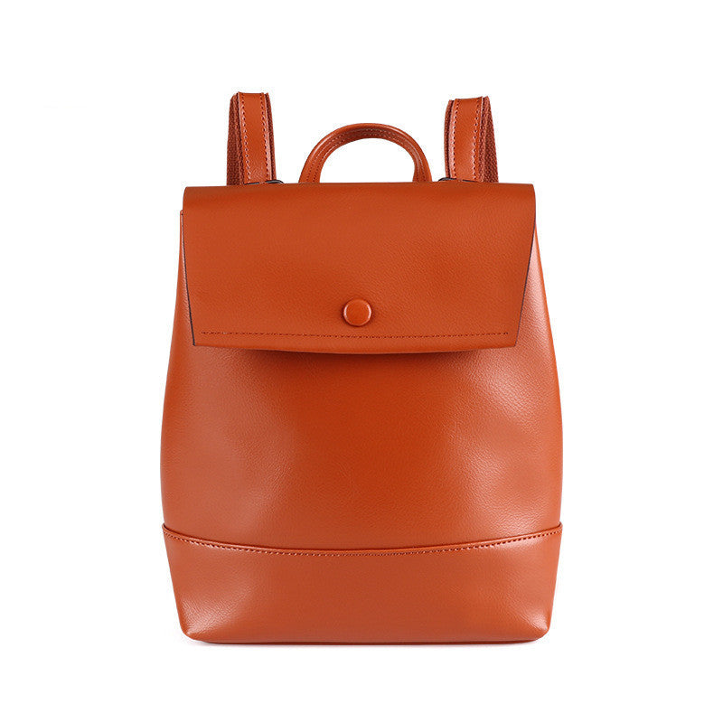 Large Capacity  Women''s Backpack Genuine leather Women''s Bag