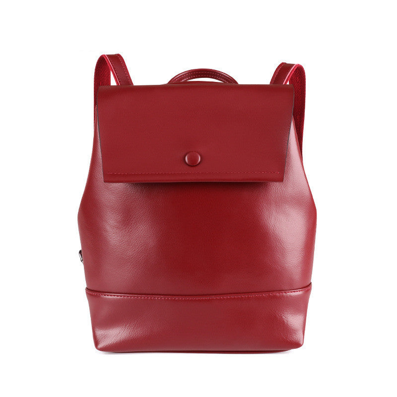 Large Capacity  Women''s Backpack Genuine leather Women''s Bag