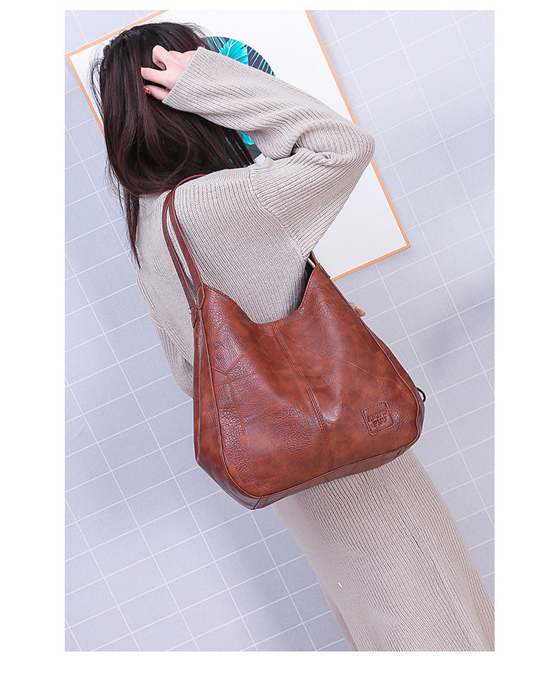 Vegan Handbags - Soft Leather Tote Bag for Stylish Everyday Use Vegan Leather Soft leather shoulder bag