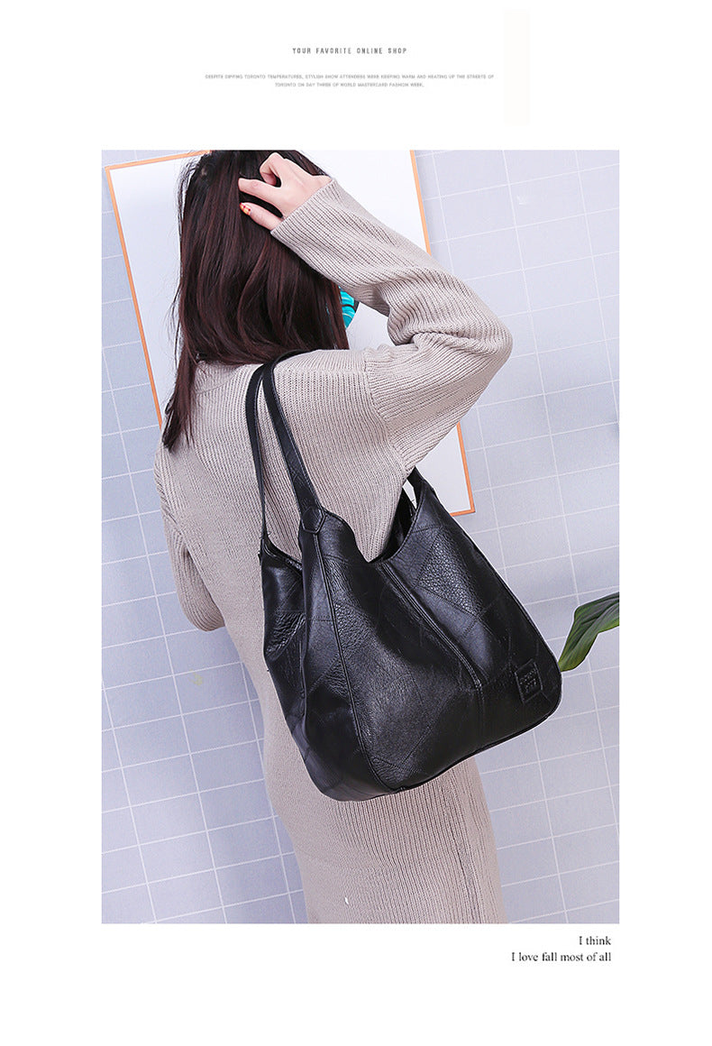 Vegan Handbags - Soft Leather Tote Bag for Stylish Everyday Use Vegan Leather Soft leather shoulder bag