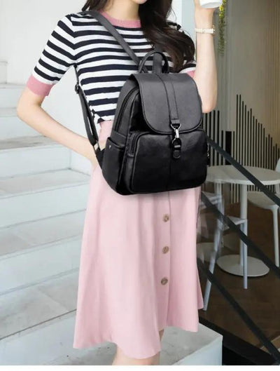 Genuine Leather Backpack - Soft Leather Backpack for Everyday Use Genuine Leather backpack soft leather backpack