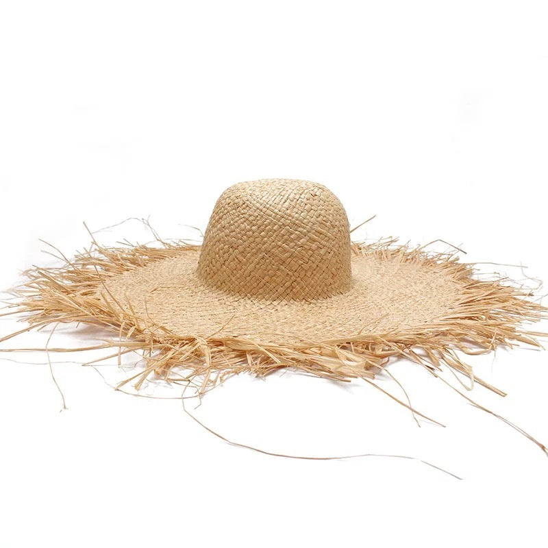Beach Hat Sun Hat Big Brim Straw Hat