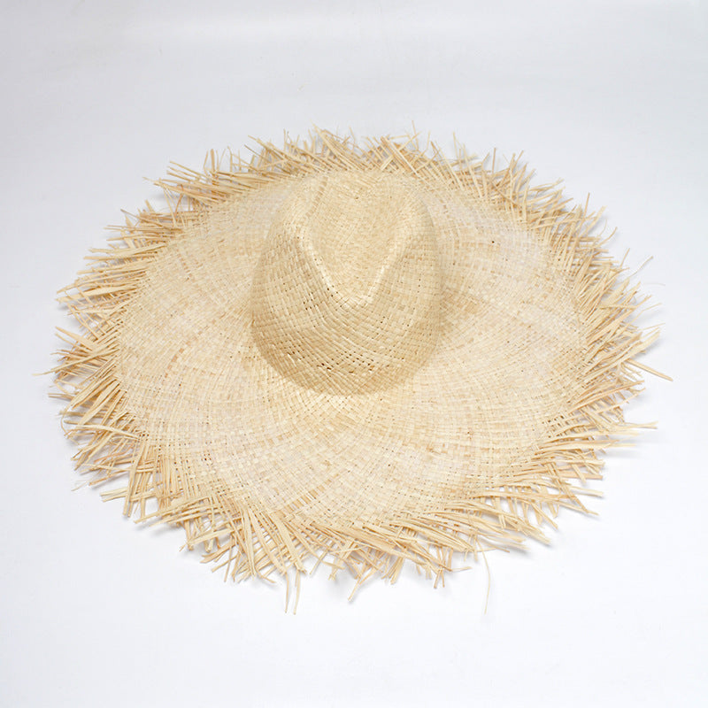 Beach Hat Sun Hat Big Brim Straw Hat
