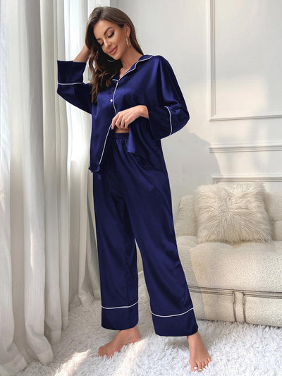 Home Wear Women's Long-sleeved Pajama Pants