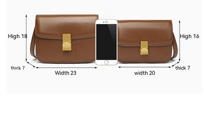 Vegan Leather Crossbody Bag - Versatile Leather Shoulder Messenger Bag Vegan Leather Crossbody Bag Leather Shou