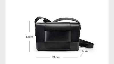 Genuine Leather Crossbody Bag - Small Square Woven Shoulder Bag Genuine Soft Leather Woven Small Square