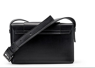 Genuine Leather Crossbody Bag - Small Square Woven Shoulder Bag Genuine Soft Leather Woven Small Square