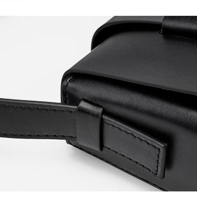Genuine Leather Crossbody Bag - Small Square Woven Shoulder Bag Genuine Soft Leather Woven Small Square
