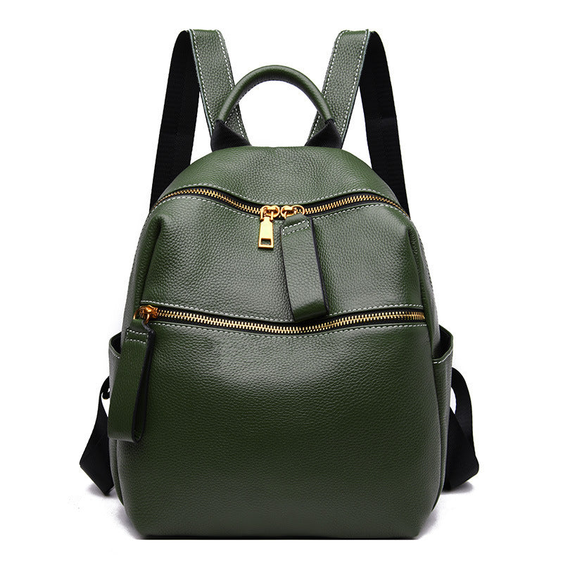 Leather Backpack Women Genuine leather Small Backpack