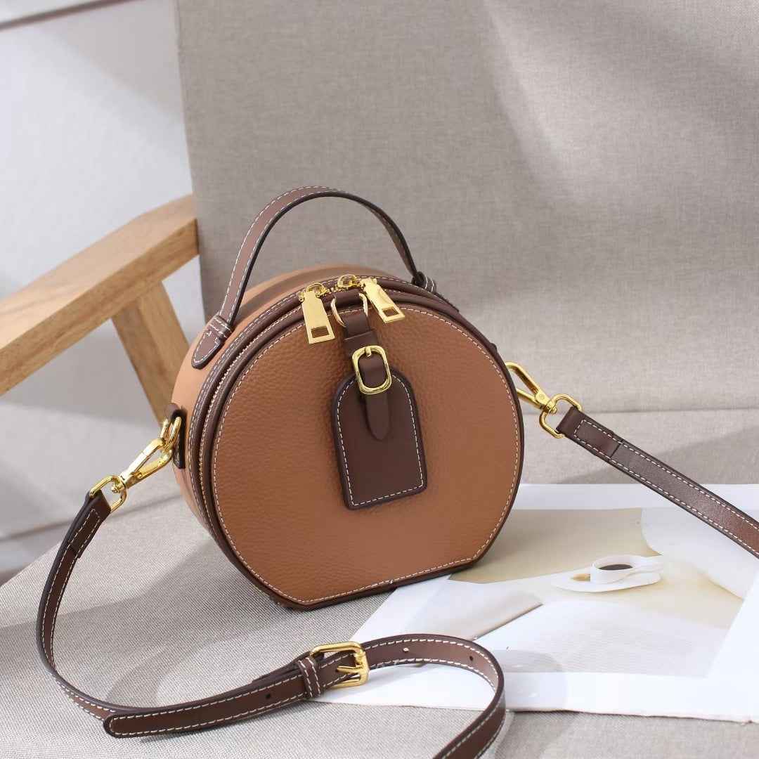 Genuine Leather Small Tote Bag Shoulder Bag Crossbody Bag