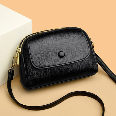 Vegan Leather Lightweight Soft Leather  Crossbody Bag Shoulder  Bag