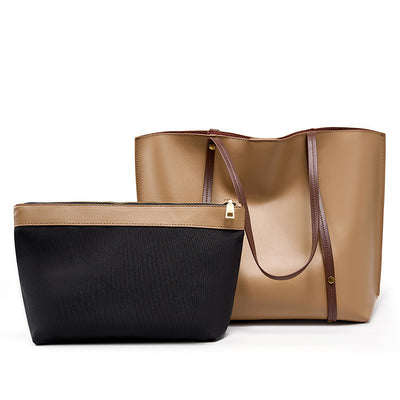 Genuine Soft Leather Large Capacity Totes Bag Shoulder Bag