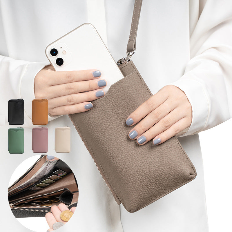Genuine Leather Phone Crossbody Shoulder Bag