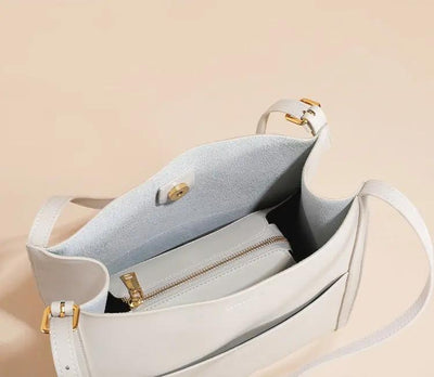 Genuine Leather Tote Bag - Large Capacity Shoulder Bag Genuine Leather Shoulder Bag Large Capa