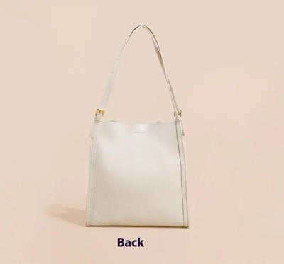 Genuine Leather Tote Bag - Large Capacity Shoulder Bag Genuine Leather Shoulder Bag Large Capa