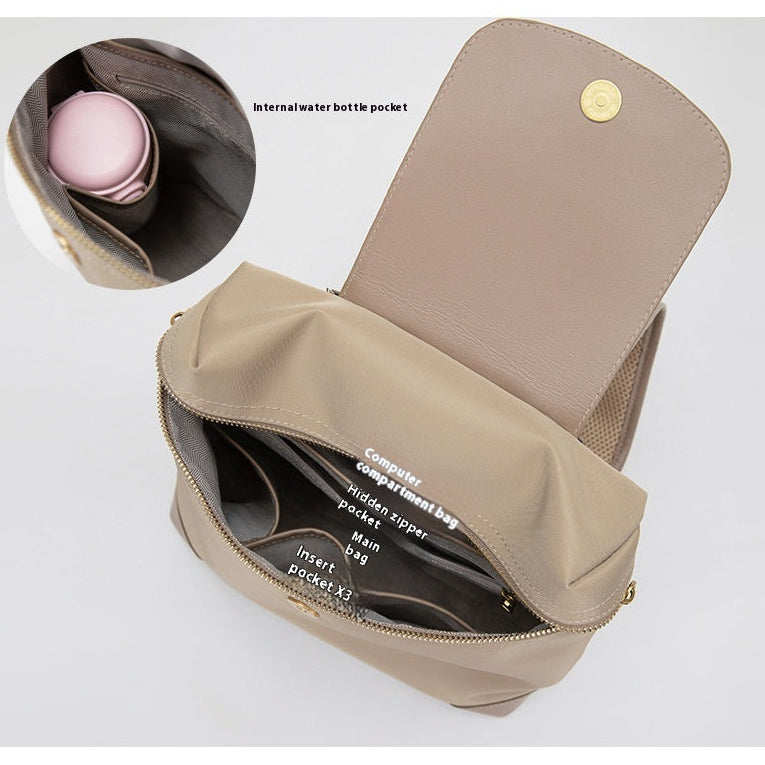 Nylon Canvas Backpack for Casual Shoulder Carrying and Traveling Lightweight Nylon Canvas Backpack Casual Shoulder Ha