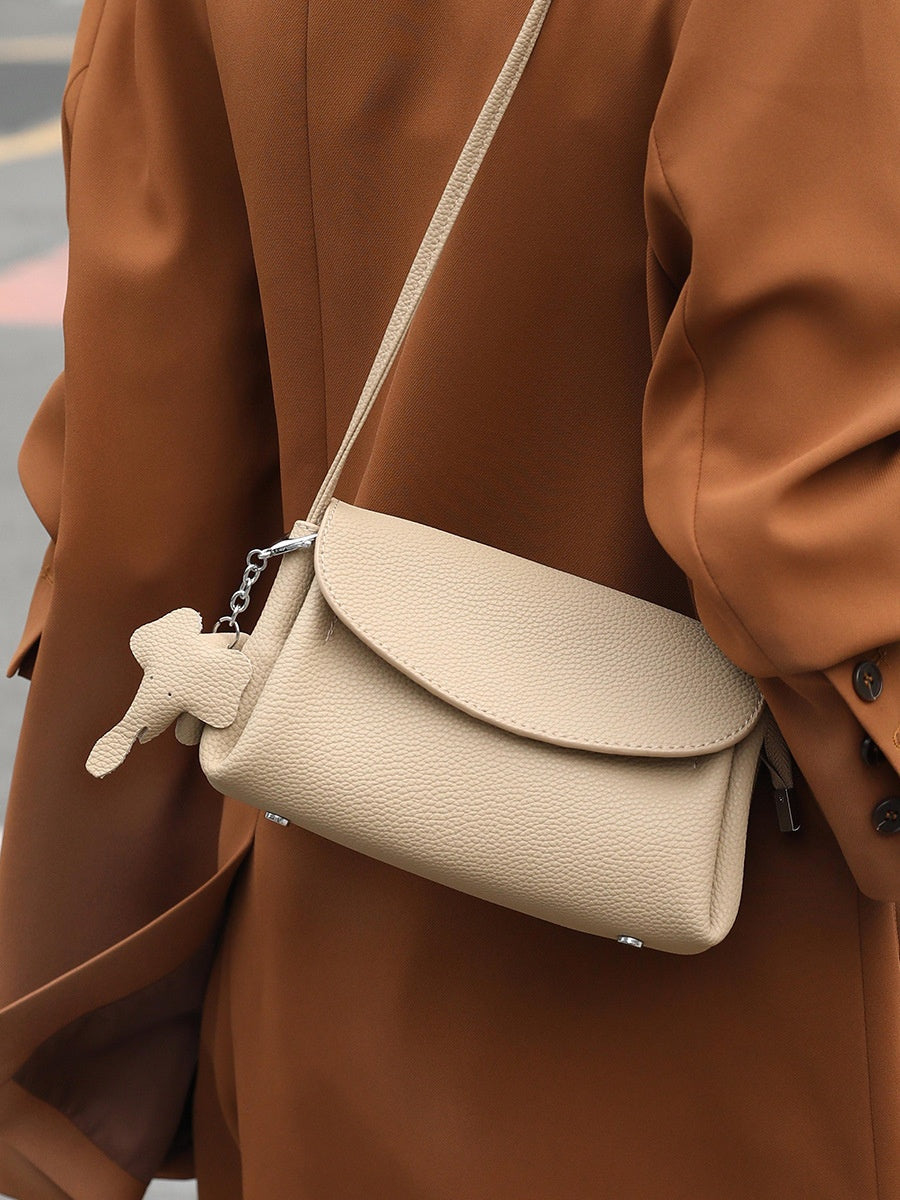 Genuine Leather Crossbody Bag for Underarm and Shoulder Use Genuine Leather Bag Underarm Crossbody