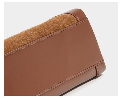 Genuine Leather Shoulder Bag - Stylish Messenger Tote and Crossbody Bag Genuine Leather Shoulder Messenger Bag