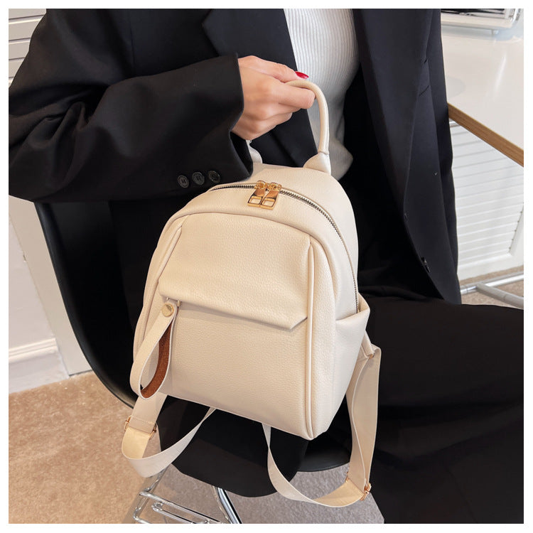 Vegan Leather Small Backpack - Soft and Lightweight Mini Bag Vegan Leather Backpack Soft Small Bags
