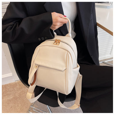 Vegan Leather Small Backpack - Soft and Lightweight Mini Bag Vegan Leather Backpack Soft Small Bags