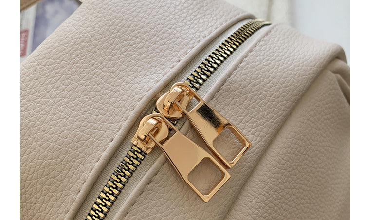 Vegan Leather Small Backpack - Soft and Lightweight Mini Bag Vegan Leather Backpack Soft Small Bags