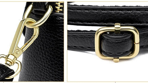 Vegan Leather Crossbody Bag - Lightweight and Soft Shoulder Bag Vegan Leather Lightweight Soft Leather
