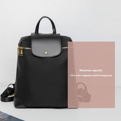 Nylon Canvas Backpack Casual Shoulder Hand-carrying Traveling Bag
