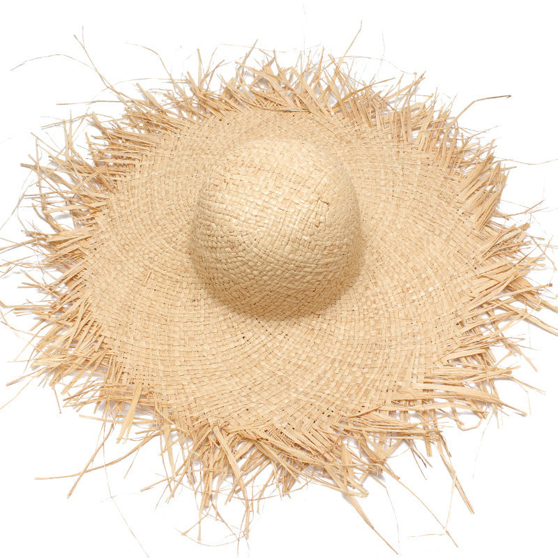 Beach Hat Sun Hat Big Brim Straw Hat