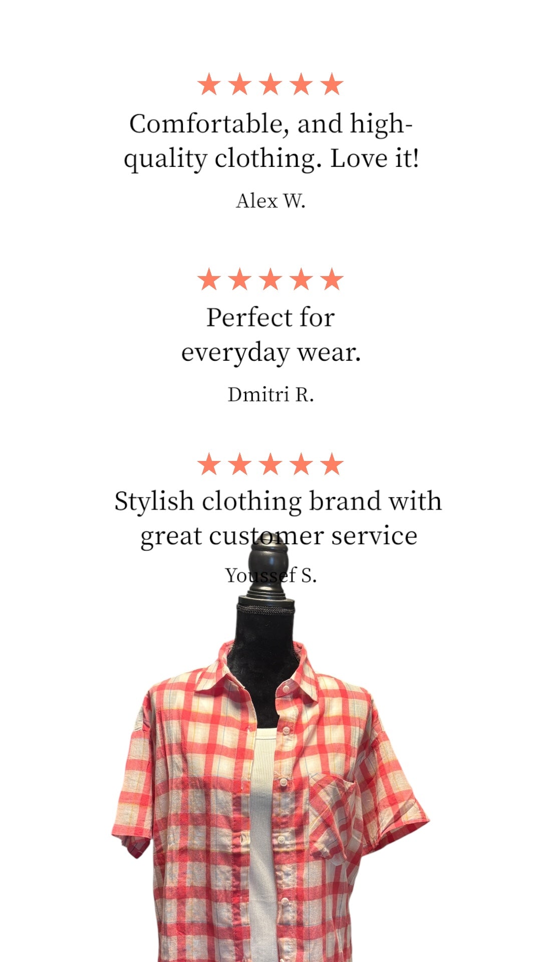 Women Plaid Shirt Summer Top Short Sleeves Thin Plaid Top