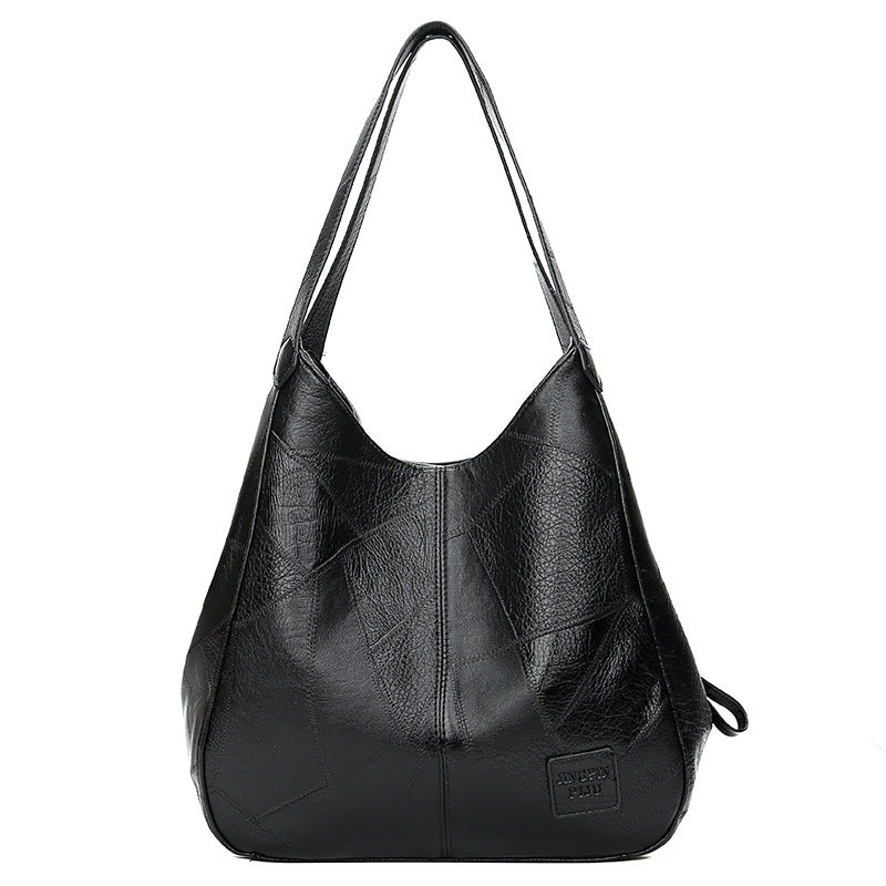 Vegan Leather Soft leather shoulder bag Tote Bag