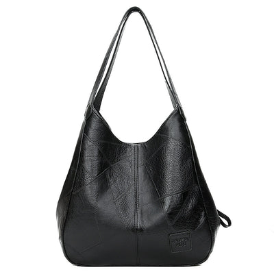 Vegan Leather Soft leather shoulder bag Tote Bag