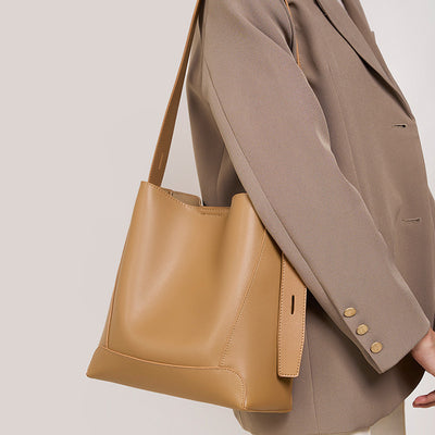 Women's Leather Crossbody Bag - Stylish & Versatile Genuine Leather Shoulder Handbag 3 in 1 Fashion Women Anti-Theft Backpack