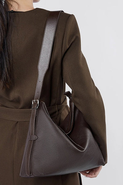 Genuine Leather Shoulder Bag - Versatile Underarm and Messenger Bag 3 in 1 Fashion Women Anti-Theft Backpack