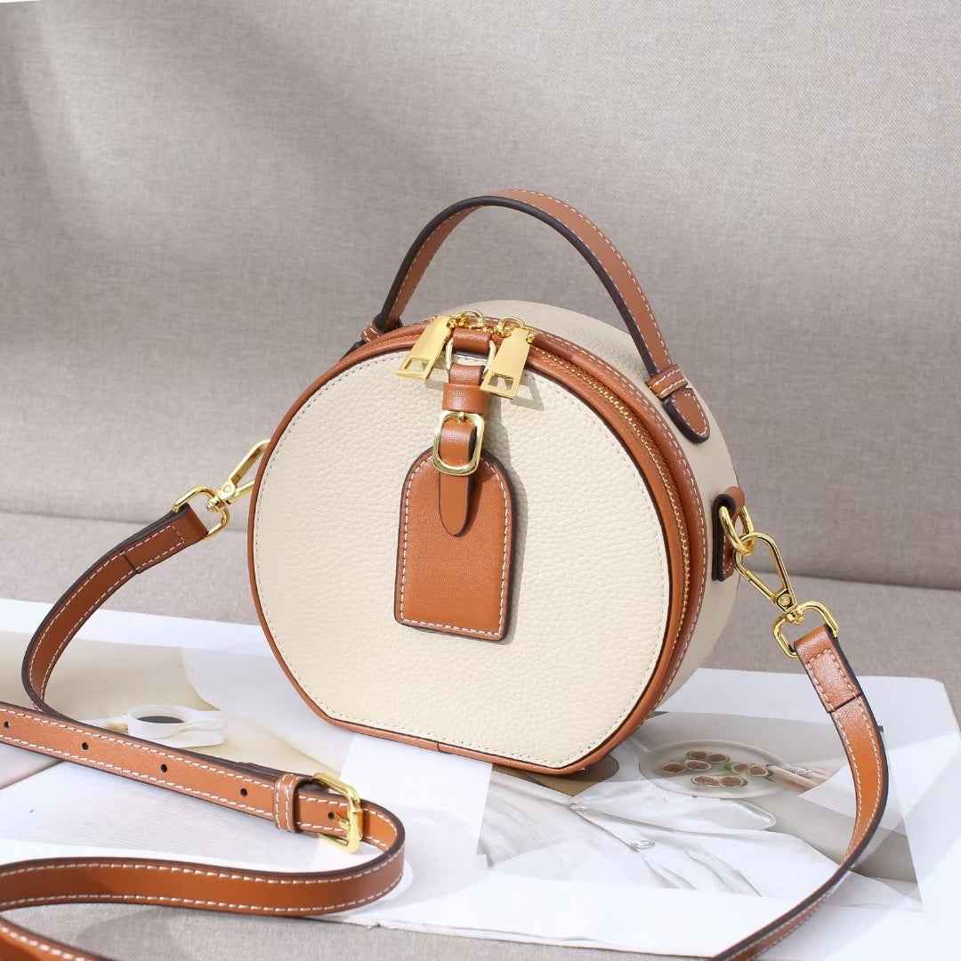 Genuine Leather Small Tote Bag Shoulder Bag Crossbody Bag