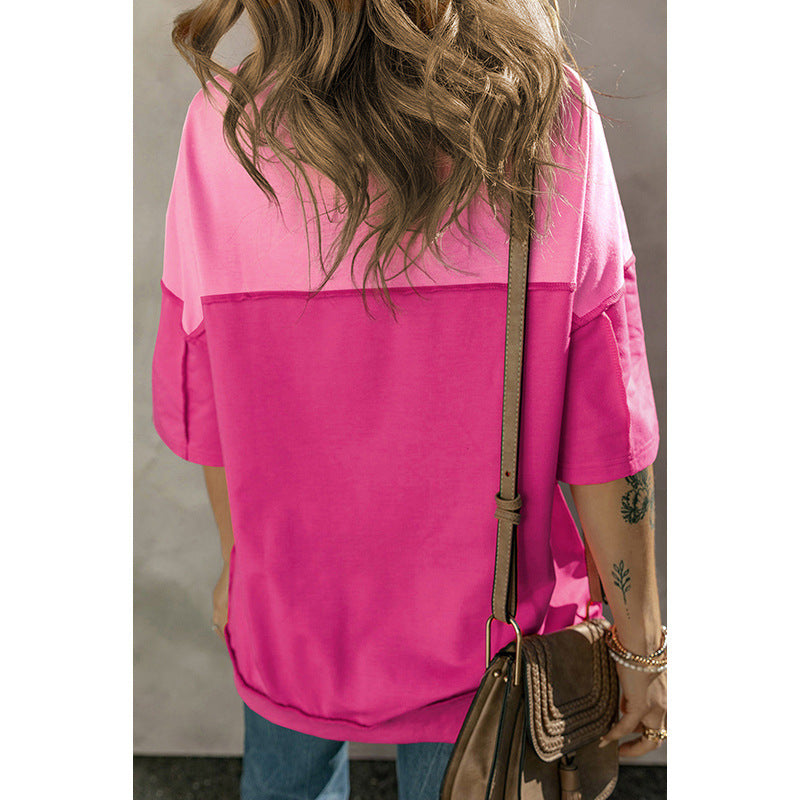 Loose All-match Short-sleeved T-shirt For Women